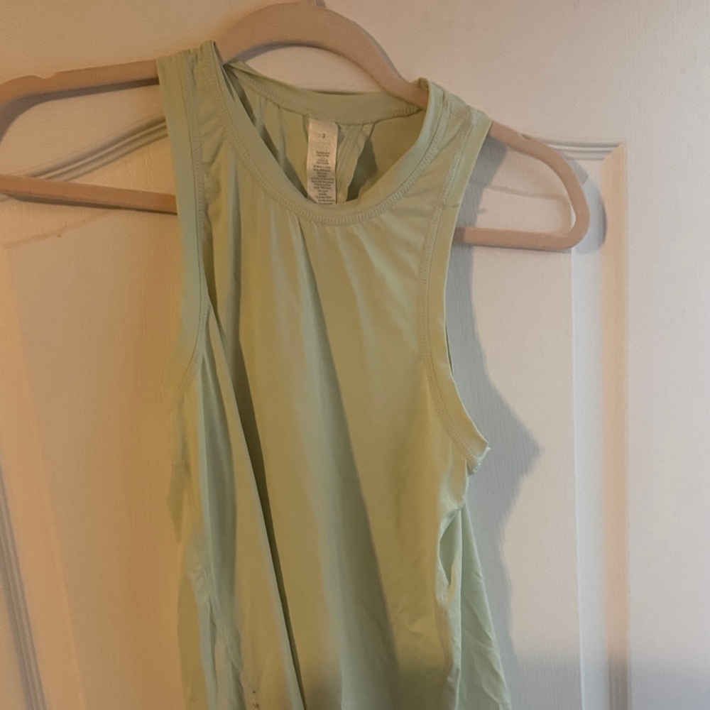 Lululemon Athletica Light Green Tank Top